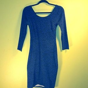 ASTR Indigo and Black Night Out Dress Size M- 009
